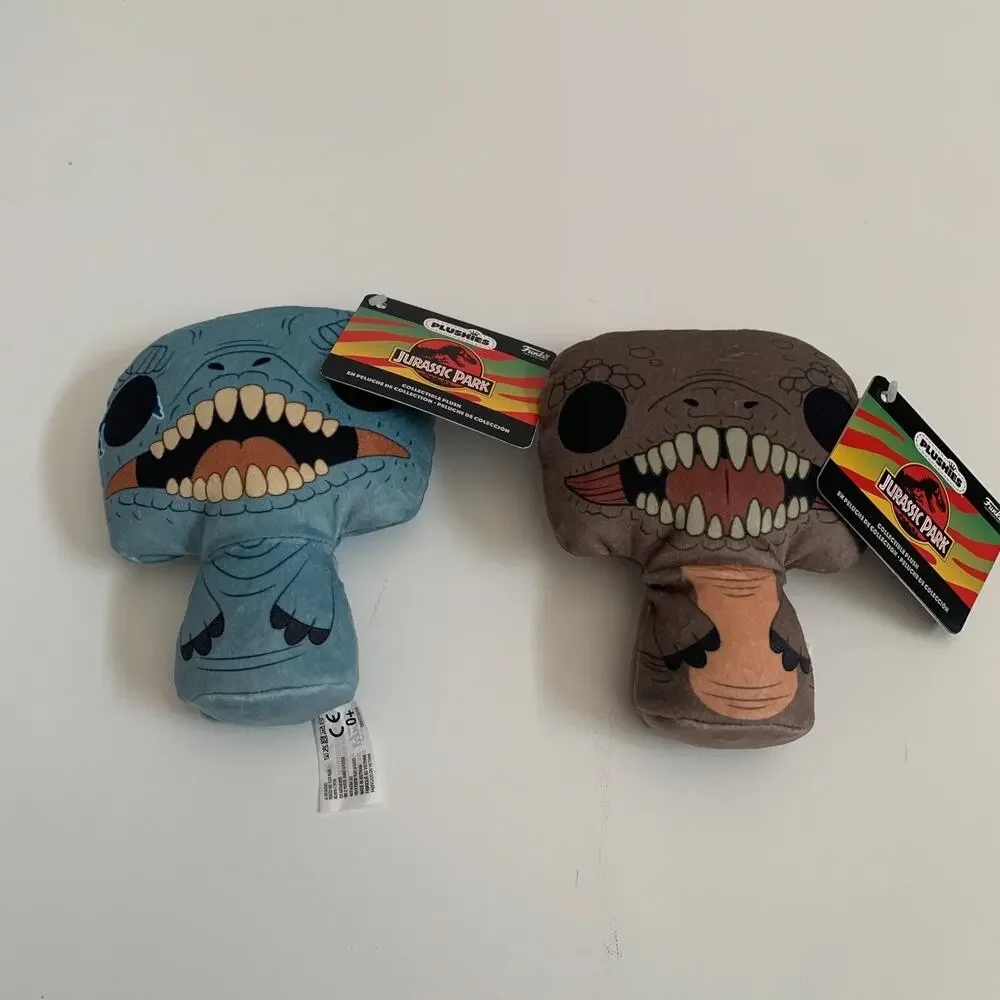 Funko POP! Plushies: 6'' Jurassic Velociraptor T-rex Lot Of 2 Beanbag Mini Plush